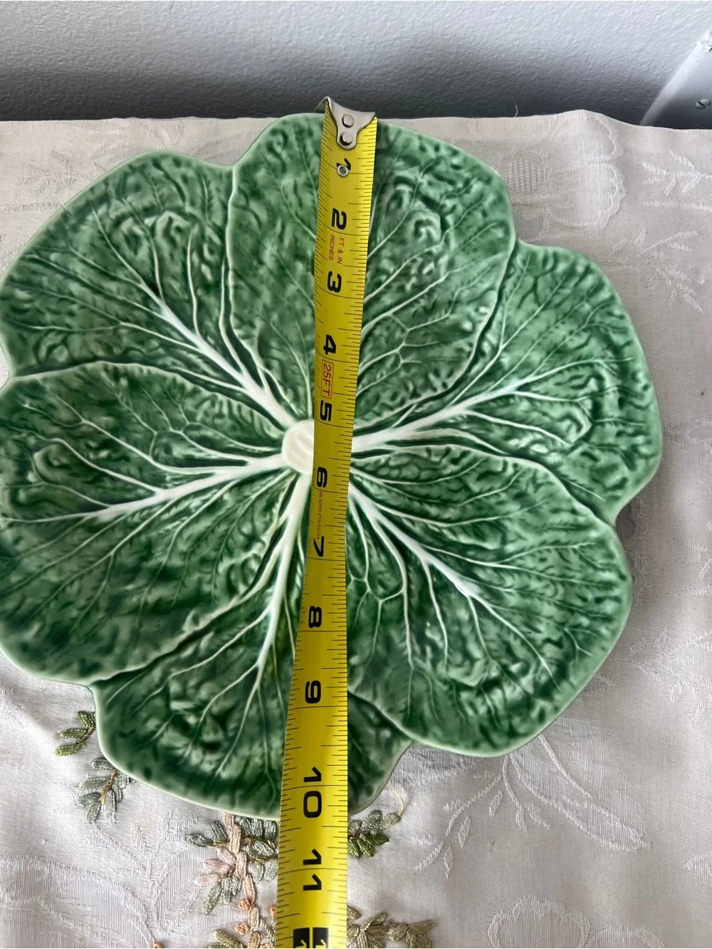 Bordalo Pinheiro Cabbage Dinner Plate